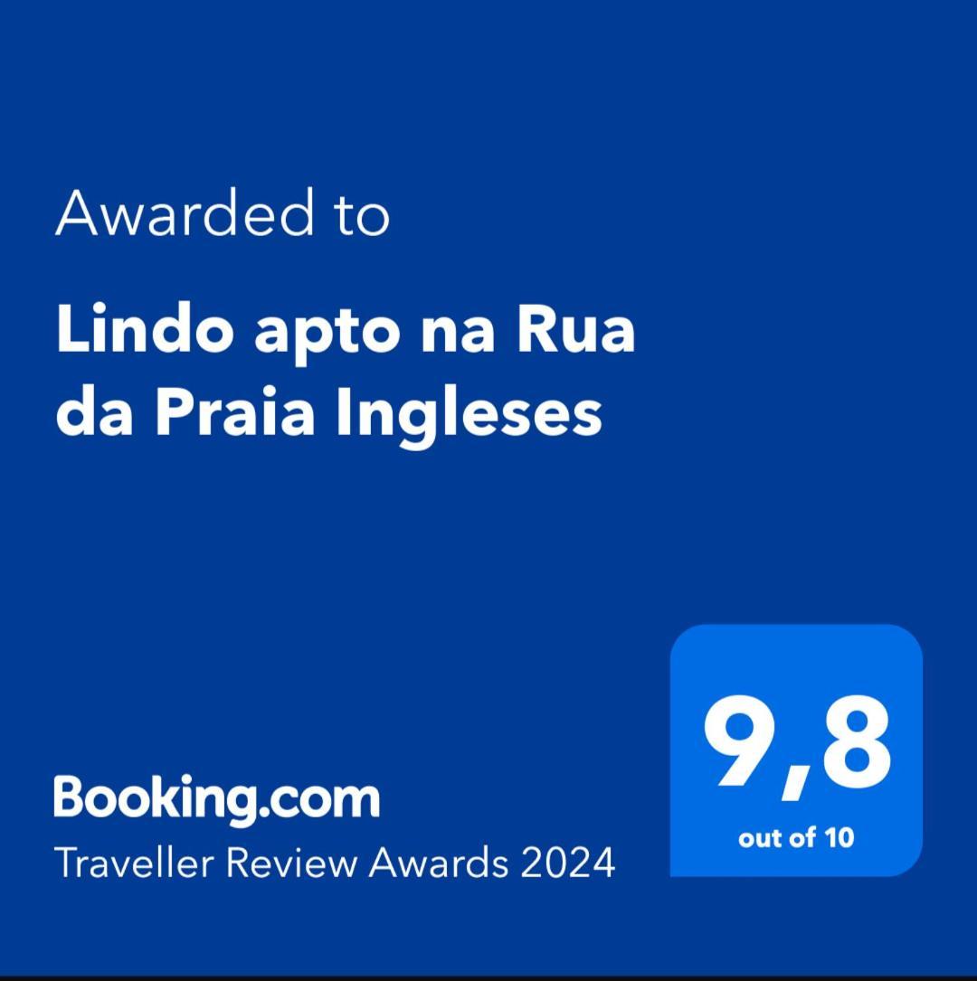 Lindo Apto Na Rua Da Praia Ingleses Флорианополис Экстерьер фото