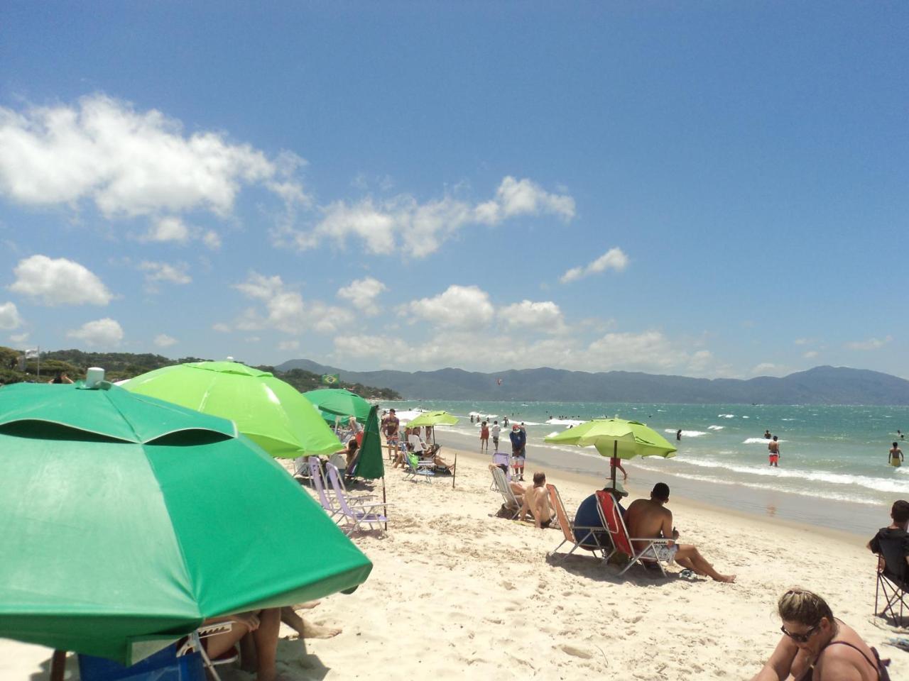 Lindo Apto Na Rua Da Praia Ingleses Флорианополис Экстерьер фото